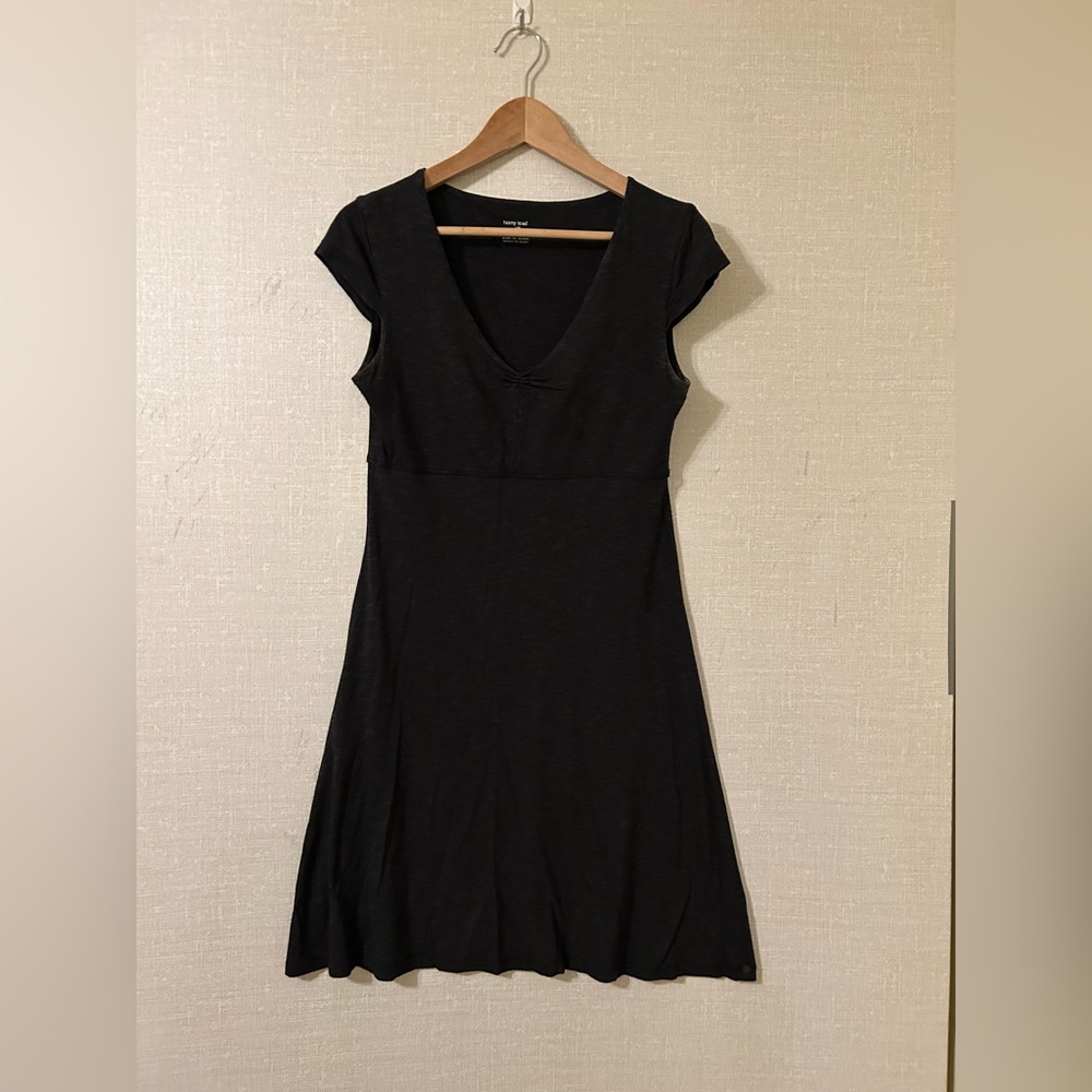 Horny Toad Womens Dark Gray Activewear Mini Dress Size Small Stretch